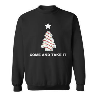Come And Take It Christmas Tree Sweatshirt - Monsterry UK