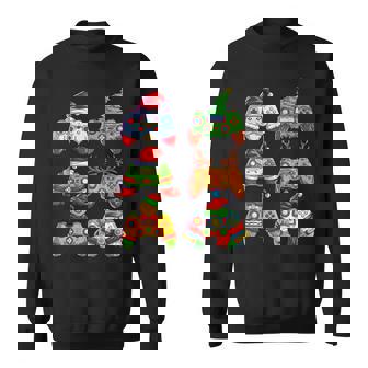 Christmas Video Game Controller Santa Hat Christmas Gamer Sweatshirt - Thegiftio UK