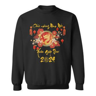 Chuc Mung Nam Moi Vietnamese New Year Of The Dragon 2024 Sweatshirt | Mazezy