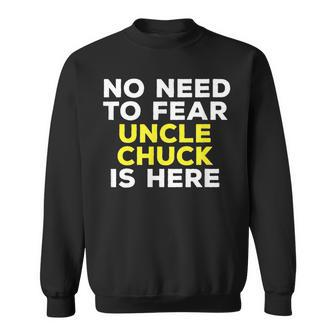 Chuck Uncle Family Graphic Name Sweatshirt - Seseable