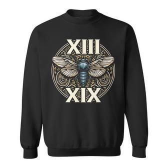 Cicada Brood Xix 2024 Cicada Brood Xiii Double Emergence Sweatshirt - Seseable