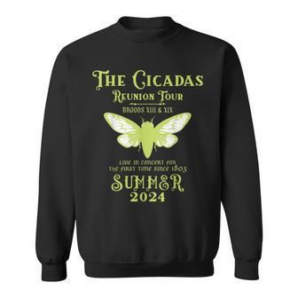 The Cicada Reunion US Tour 2024 Cicada Concert Fest Lover Sweatshirt | Mazezy CA