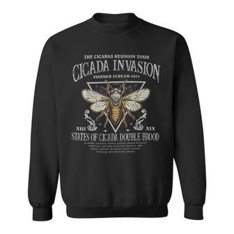 The Cicadas Reunion Cicada Nature Lover Tour Summer 2024 Sweatshirt - Monsterry CA