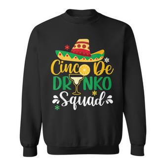 Cinco De Drinko Squad Funy 5 Cinco De Mayo Mexican Party Sweatshirt | Mazezy