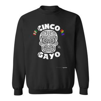 Cinco De Gayo Mayo Gay Pride Lgbt Skull Party Lesbian Sweatshirt - Monsterry AU