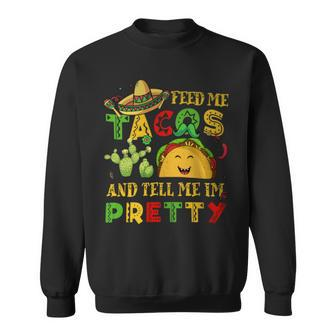 Cinco De Mayo Feed Me Taco Tell Pretty Kid Boy Toddler Sweatshirt - Monsterry DE