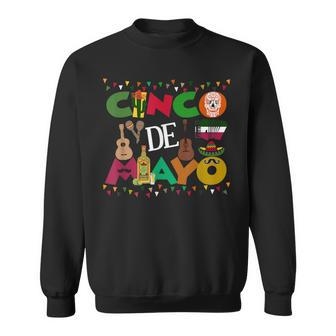 Cinco De Mayo Mexican Fiesta Music Costume Sweatshirt - Monsterry UK