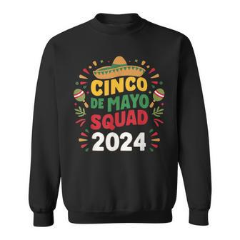Cinco De Mayo Squad 2024 Fiesta Day Family Matching Costume Sweatshirt - Seseable
