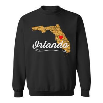 City Of Orlando Florida Vacation Souvenir Merch -Graphic Sweatshirt - Monsterry DE