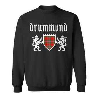 Clan Drummond Tartan Scottish Plaid Drummond Family Name Sweatshirt - Seseable
