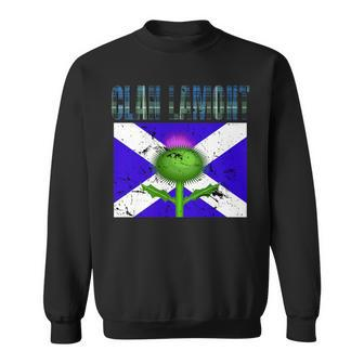 Clan Lamont Tartan Scottish Family Name Scotland Pride Sweatshirt - Seseable
