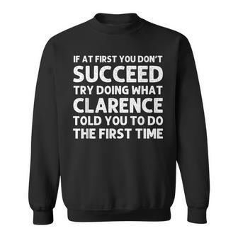Clarence Name Personalized Birthday Christmas Sweatshirt - Monsterry