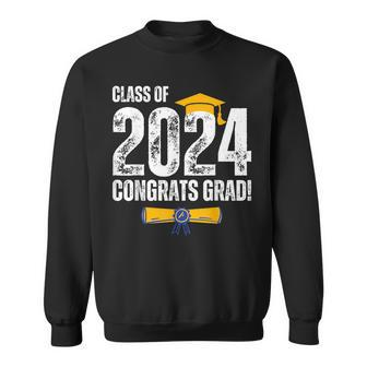 Class Of 2024 Congrats Grad Graduate Congratulations Senior Sweatshirt - Monsterry DE