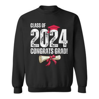 Class Of 2024 Congrats Grad Graduate Congratulations Sweatshirt - Monsterry AU