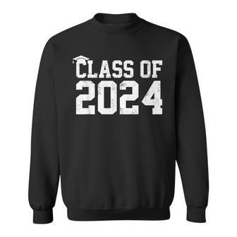 Class Of 2024 Graduation Senior High School College Sweatshirt - Thegiftio UK