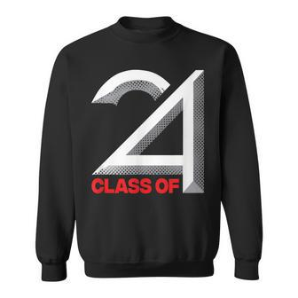 Class Of 2024 Graduation Senior High School College Sweatshirt - Monsterry