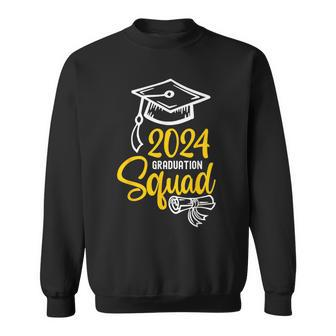 Class Of 2024 Graduation Squad Senior 24 Graduate Family Sweatshirt - Monsterry