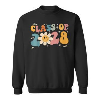 Class Of 2028 Grow With Me Graduation First Day Of School Sweatshirt - Monsterry DE
