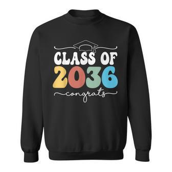 Class Of 2036 Kindergarten First Day Graduation Grow With Me Sweatshirt - Monsterry