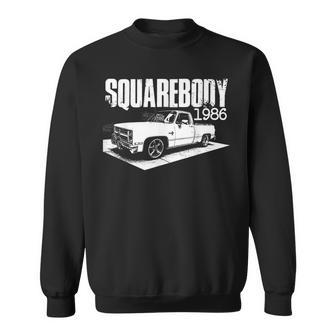 Classic 1986 Square Body C10 Truck Old School Vintage Truck Sweatshirt - Monsterry DE