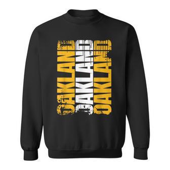 Classic Oakland Usa City Pride Grunge Oakland Sweatshirt - Monsterry