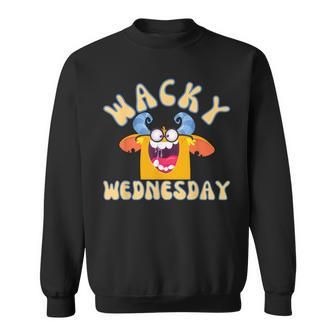 Classic Wacky Wednesday Mismatch Monster Sweatshirt | Seseable CA