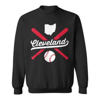 Cleveland Baseball Vintage Ohio Pride Navy Blue Love City Sweatshirt - Monsterry UK