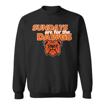 Cleveland Ohio Dawg Sundays Are For The Dawgs Sweatshirt | Mazezy