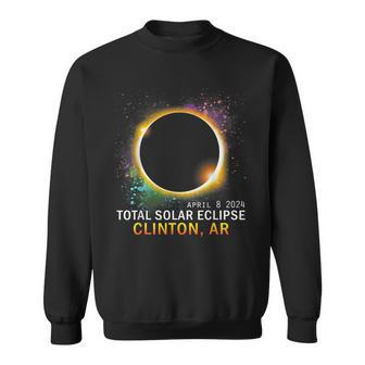 Clinton Arkansas Total Solar Eclipse April 8 2024 Sweatshirt | Mazezy