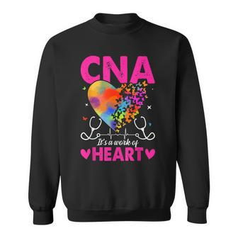 Cna It's A Work Of Heart Sweatshirt - Seseable