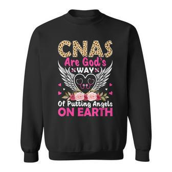 Cnas Are God's Way Of Putting Angels On Earth Sweatshirt - Seseable