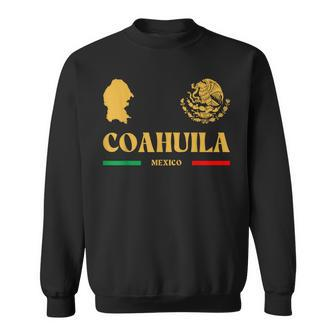 Coahuila Mexico With Mexican Emblem Coahuila Sweatshirt - Monsterry