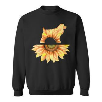 Cocker Spaniel Sunflower Sweatshirt | Mazezy