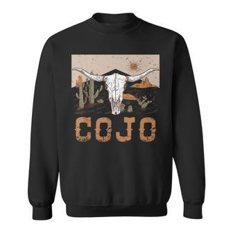 Cojo Family Name Western Cowhide Team Cojo Family Pride Sweatshirt - Seseable