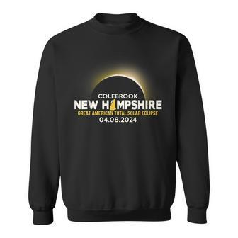 Colebrook New Hampshire Nh Total Solar Eclipse 2024 Sweatshirt | Mazezy CA