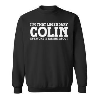 Colin Surname Team Family Last Name Colin Sweatshirt - Seseable