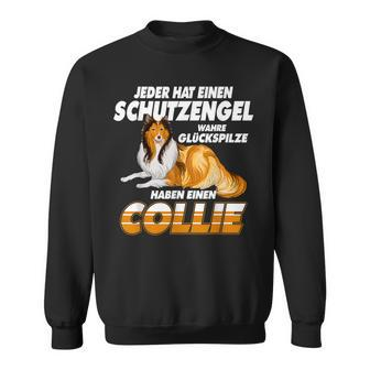 Collie Long Hair Guardian Angel Dog Sweatshirt - Seseable