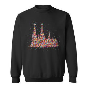 Cologne Cathedral Carnival Confetti Idea S Sweatshirt - Seseable
