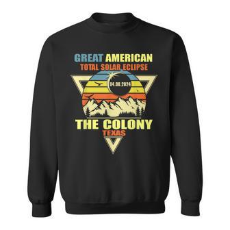 The Colony Texas Total Solar Eclipse 2024 Sweatshirt - Thegiftio UK