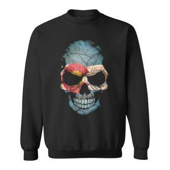 Colorado Flag Skull Sweatshirt | Mazezy