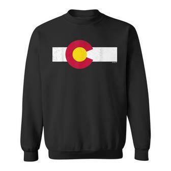 Colorado Flag State Flag Colorado C Vintage Sweatshirt - Monsterry