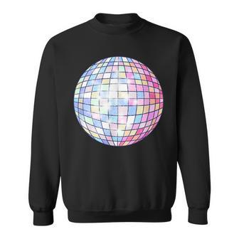 Colorful Disco Mirror Ball 1970S Retro 70S Dance Party Sweatshirt - Seseable