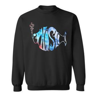 Colorful Phish-Jam Tie-Dye For Fisherman Fish Graphic Sweatshirt - Seseable