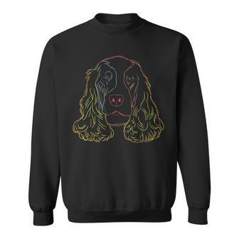 Colourful Dog English Cocker Spaniel Sweatshirt | Mazezy