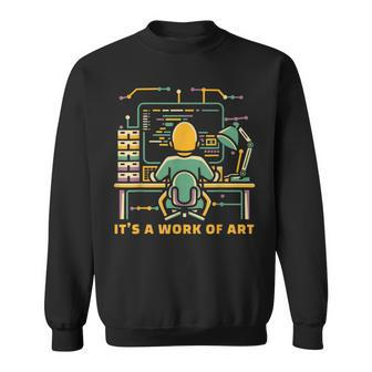 Computer Science Programmer Coding Binary & Women Sweatshirt - Monsterry