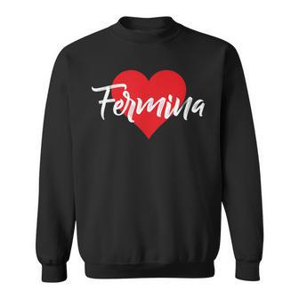 Con El Nombre I Love Fermina I Heart Named Camisa de entrenamiento - Regaloses