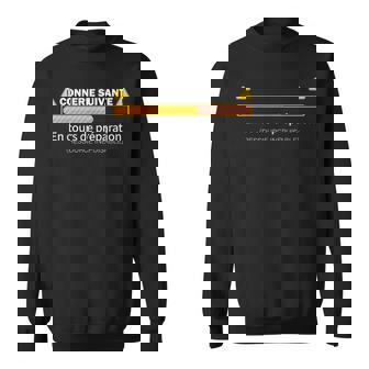 Connerie Suivante En Cours De Préparation Cadeau Original Sweater e - Cadeauxyz