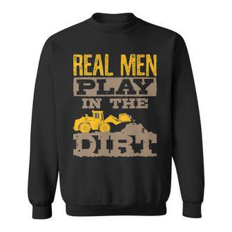 Construction Worker Real Men Sweatshirt | Mazezy