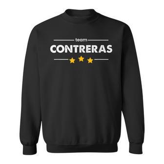 Contreras Family Surname Team Contreras Last Name Sweatshirt - Seseable