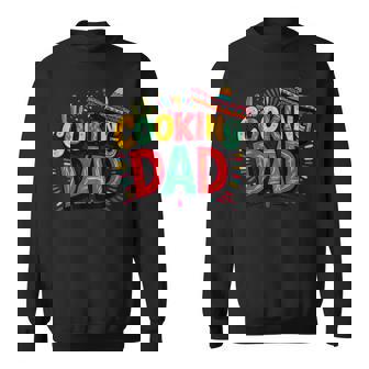 Cooking Dad Papa Cook Father Daddy Father's Day Sweatshirt | Mazezy